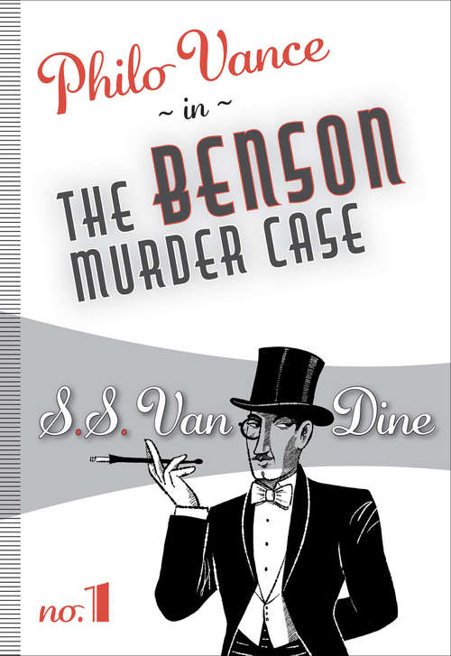 Book cover of The Benson Murder Case: Large Print (Large Print Edition) (Philo Vance Series #1)