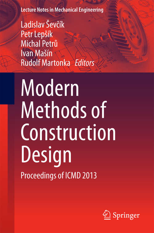 Book cover of Modern Methods of Construction Design