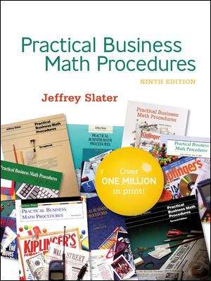 Book cover of Practical Business Math Procedures (9th Edition)