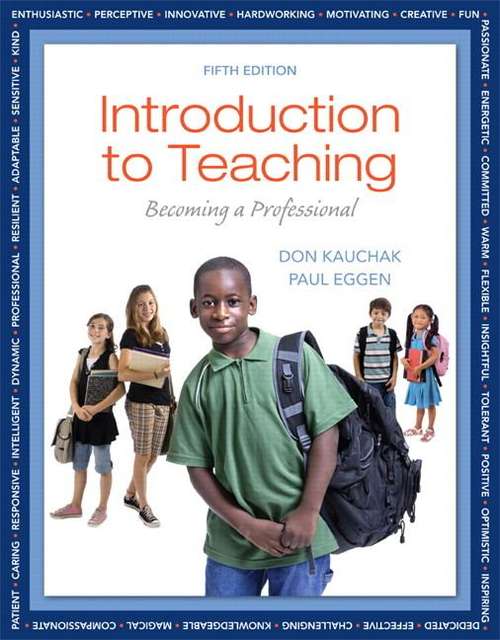 Book cover of Introduction to Teaching: Becoming a Professional (Fifth Edition)