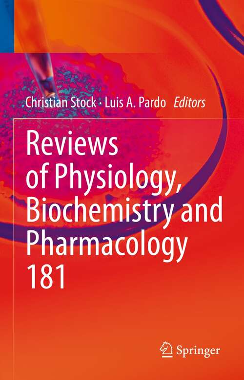 Book cover of Transportome Malfunction in the Cancer Spectrum: Ion Transport in Tumor Biology (1st ed. 2021) (Reviews of Physiology, Biochemistry and Pharmacology #181)