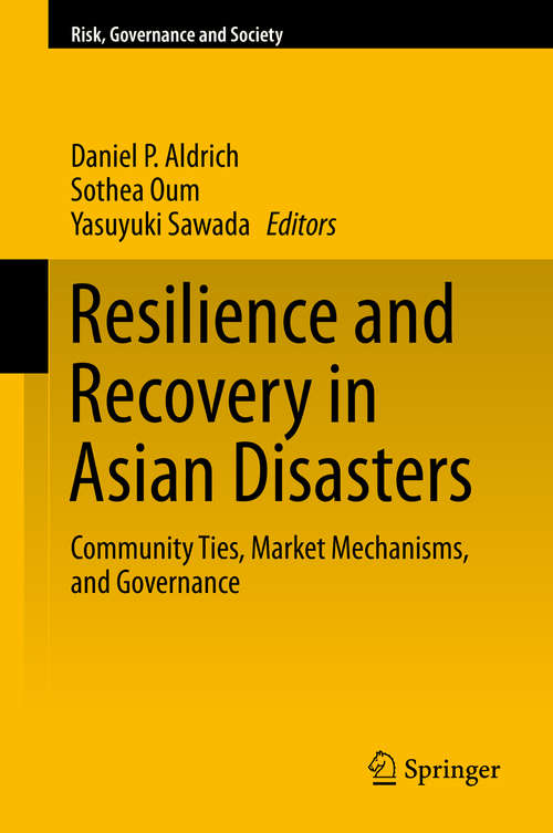 Book cover of Resilience and Recovery in Asian Disasters