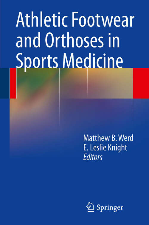 Book cover of Athletic Footwear and Orthoses in Sports Medicine