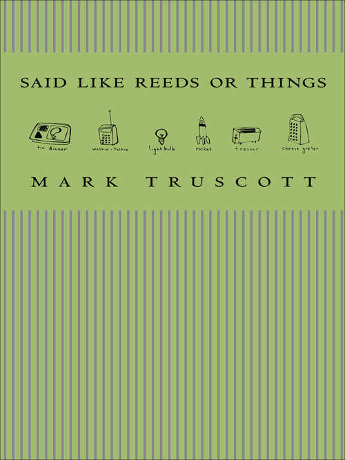 Book cover of Said Like Reeds or Things