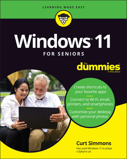 Book cover of Windows 11 For Seniors For Dummies