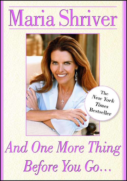 Book cover of And One More Thing Before You Go...