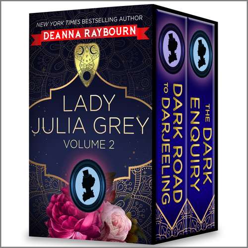 Book cover of Lady Julia Grey Volume 2: Dark Road To Darjeeling The Dark Enquiry Silent Night Bonus Story (Original) (A Lady Julia Grey Mystery #4)