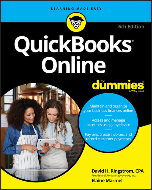 Book cover of QuickBooks Online For Dummies (6)