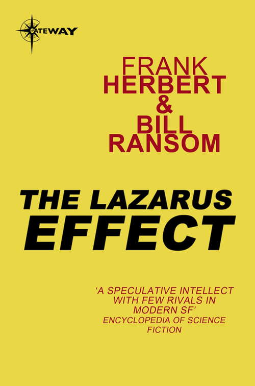 Book cover of The Lazarus Effect: Pandora Sequence Book 3 (PANDORA SEQUENCE #4)