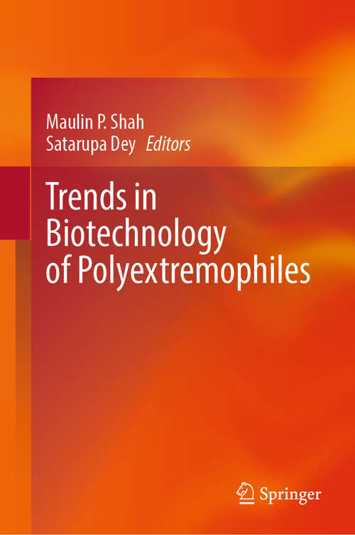 Book cover of Trends in Biotechnology of Polyextremophiles (2024)