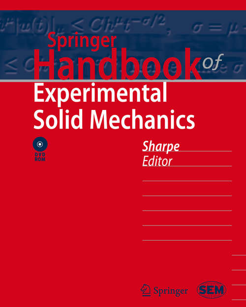 Book cover of Springer Handbook of Experimental Solid Mechanics