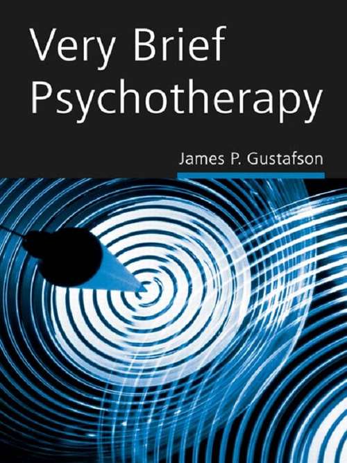 Book cover of Very Brief Psychotherapy