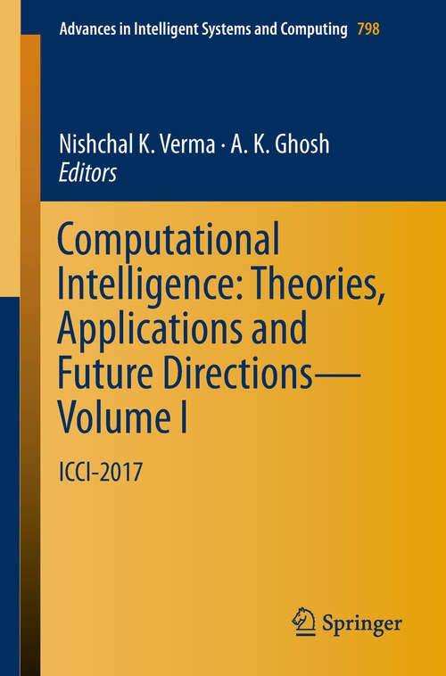 Book cover of Computational Intelligence: ICCI-2017 (Advances in Intelligent Systems and Computing #798)