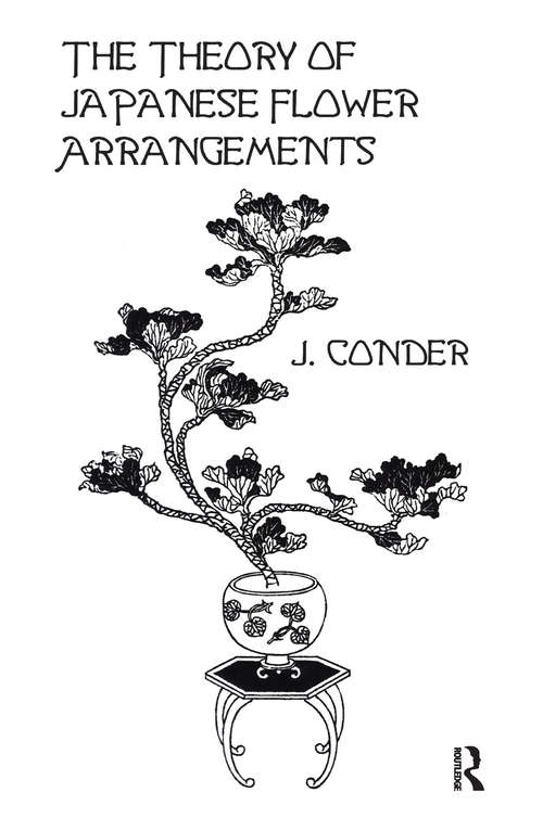 Book cover of Theory Of Japan Flower Arrange