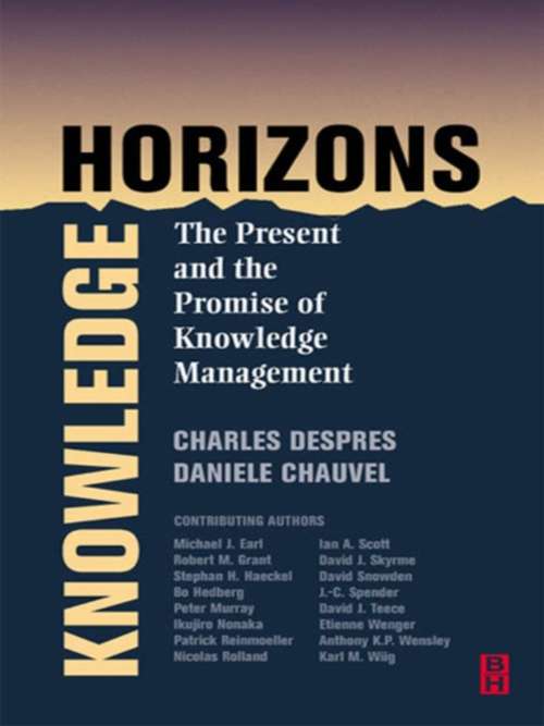 Book cover of Knowledge Horizons