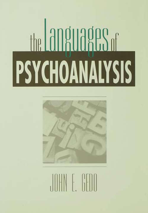 Book cover of The Languages of Psychoanalysis