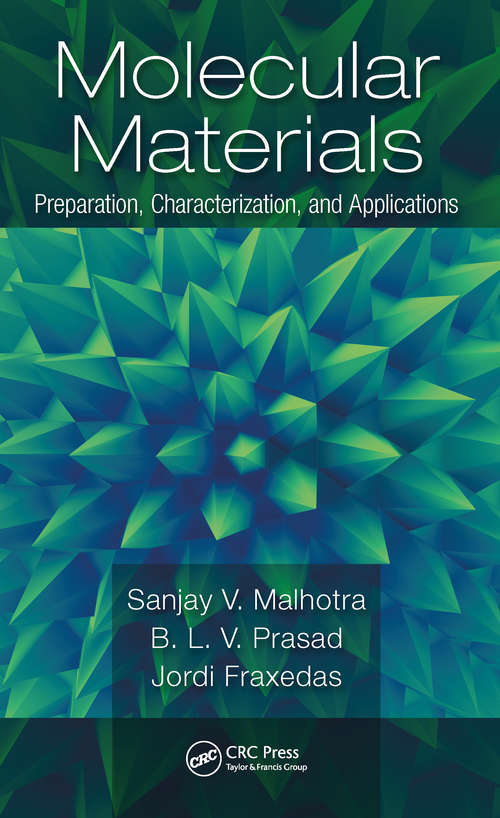 Book cover of Molecular Materials: Preparation, Characterization, and Applications