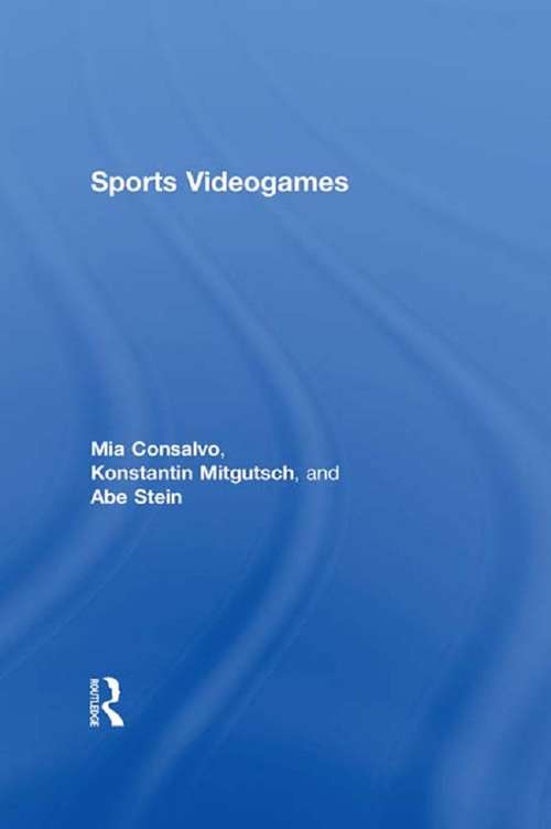 Book cover of Sports Videogames