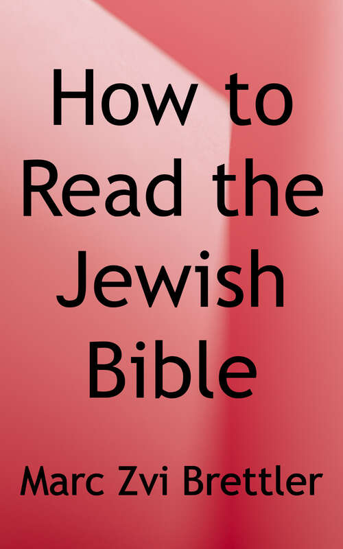 Book cover of How to Read the Jewish Bible