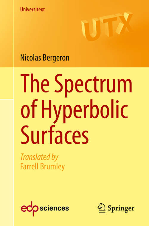 Book cover of The Spectrum of Hyperbolic Surfaces
