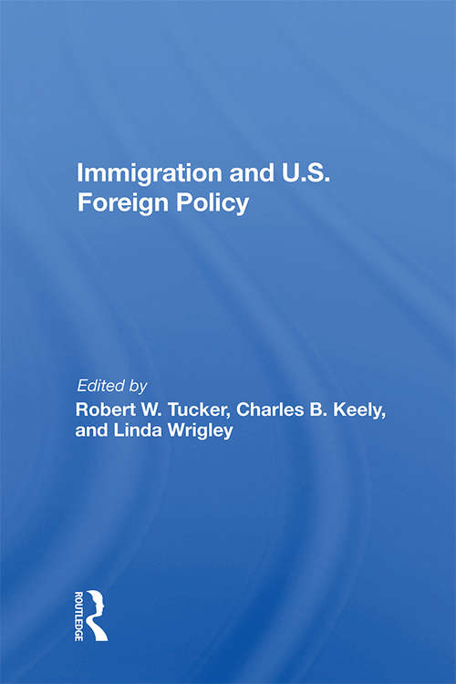 Book cover of Immigration And U.s. Foreign Policy