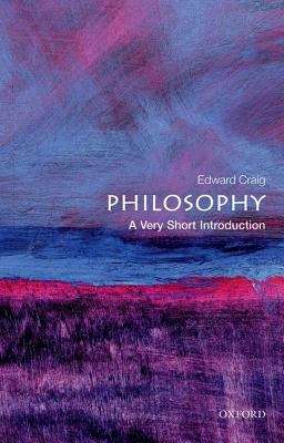 Book cover of Philosophy: A Very Short Introduction