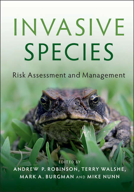 Book cover of Invasive Species: Risk Assessment and Management