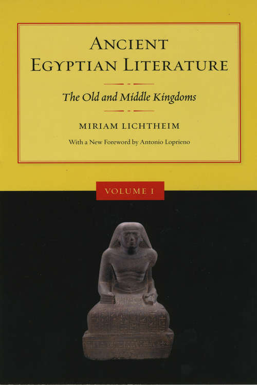 Book cover of Ancient Egyptian Literature