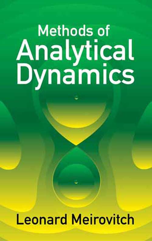 Book cover of Methods of Analytical Dynamics (Dover Civil and Mechanical Engineering)