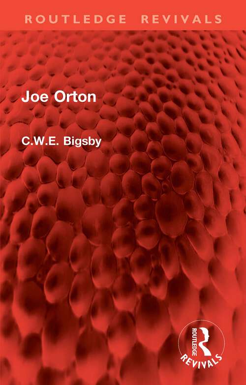 Book cover of Joe Orton (Routledge Revivals)