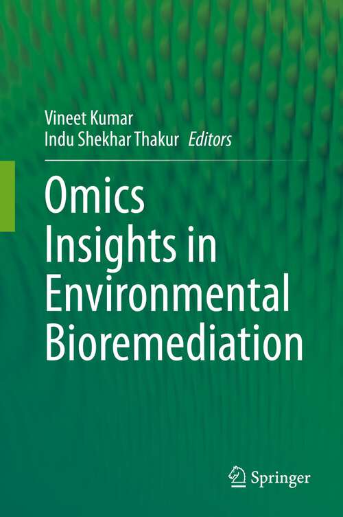 Book cover of Omics Insights in Environmental Bioremediation (1st ed. 2022)