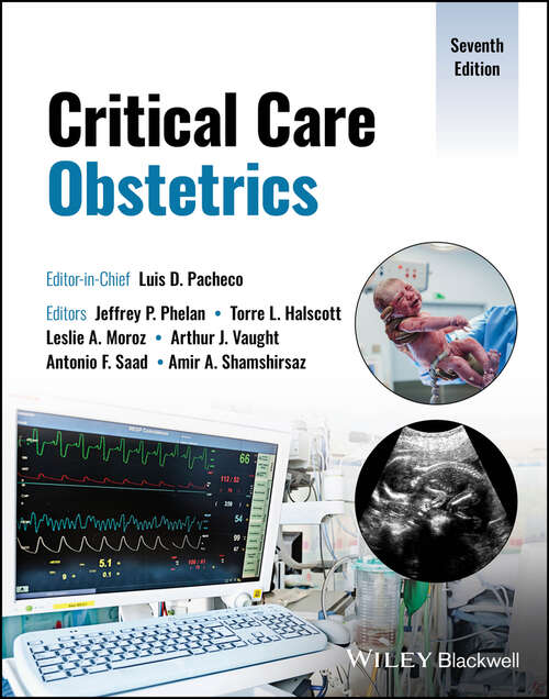 Book cover of Critical Care Obstetrics (7)