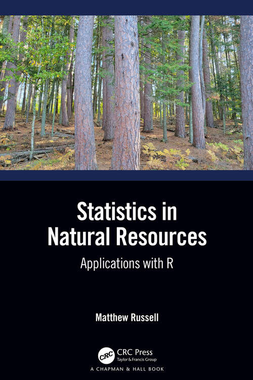 Book cover of Statistics in Natural Resources: Applications with R