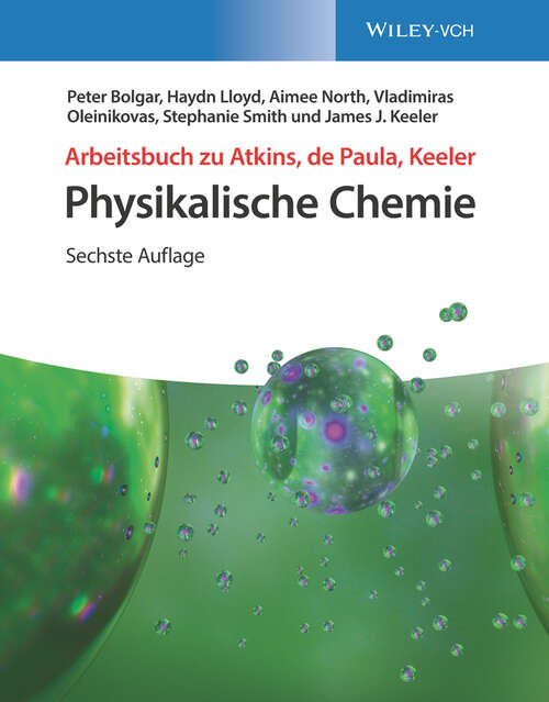 Book cover of Arbeitsbuch zu Atkins, de Paula, Keeler Physikalische Chemie (6. Auflage)