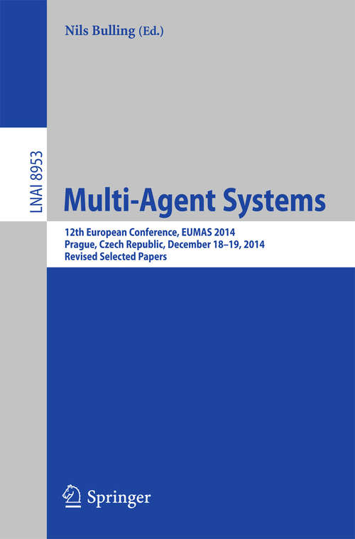 Book cover of Multi-Agent Systems