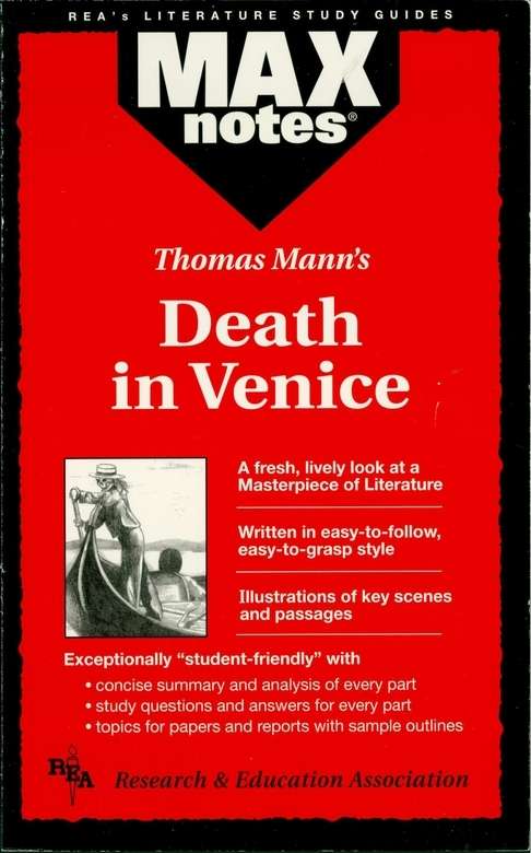 Book cover of Death in Venice (MAXNotes Literature Guides)