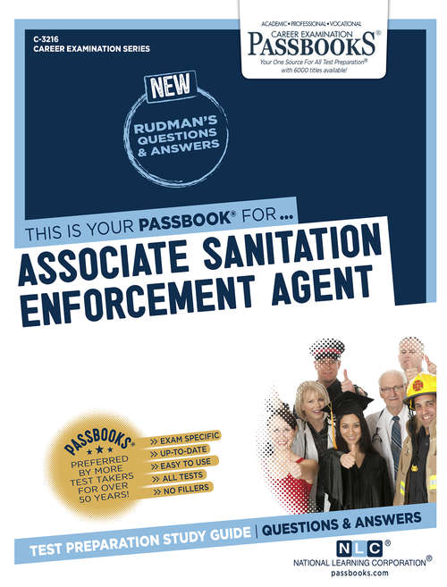 Book cover of Associate Sanitation Enforcement Agent: Passbooks Study Guide (Career Examination Series: C-3216)