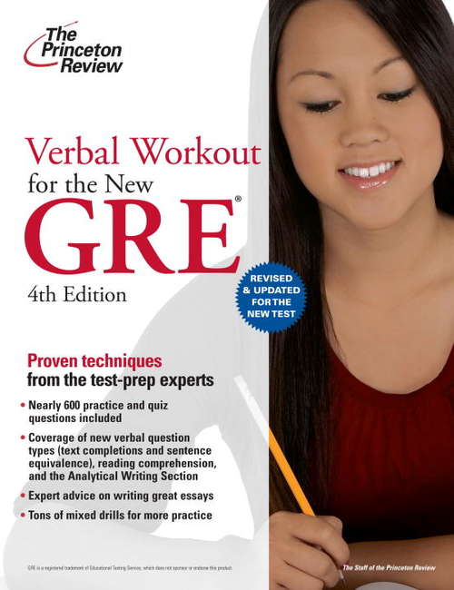 Book cover of Verbal Workout for the New GRE, 4th Edition