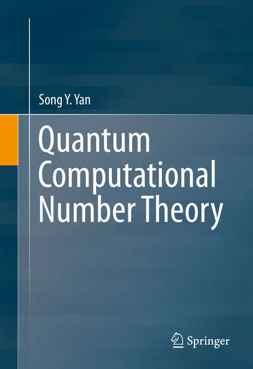 Book cover of Quantum Computational Number Theory