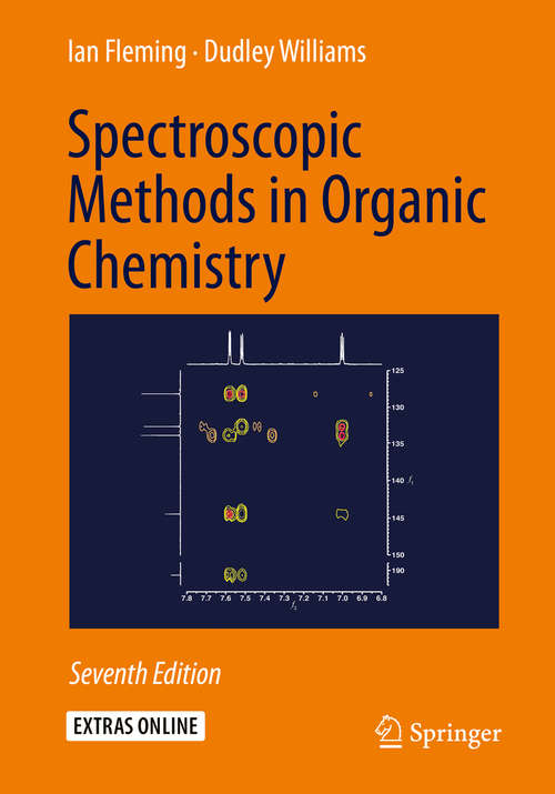Book cover of Spectroscopic Methods in Organic Chemistry: 7th Edition (7th ed. 2019)