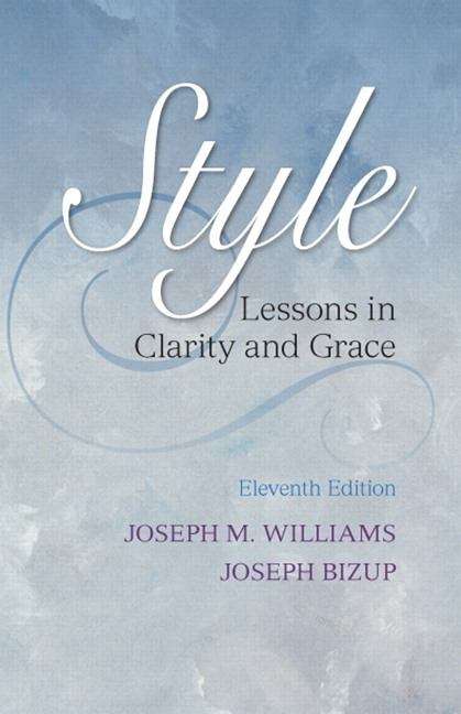 Book cover of Style: Lessons in Clarity and Grace Eleventh Edition