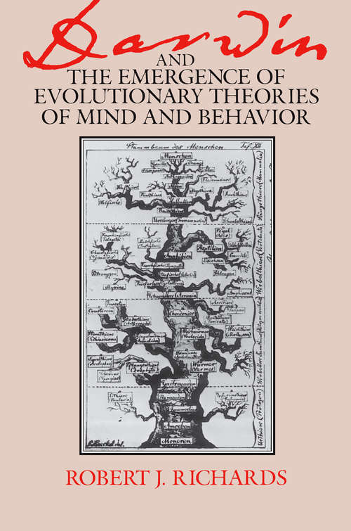 Book cover of Darwin and the Emergence of Evolutionary Theories of Mind and Behavior
