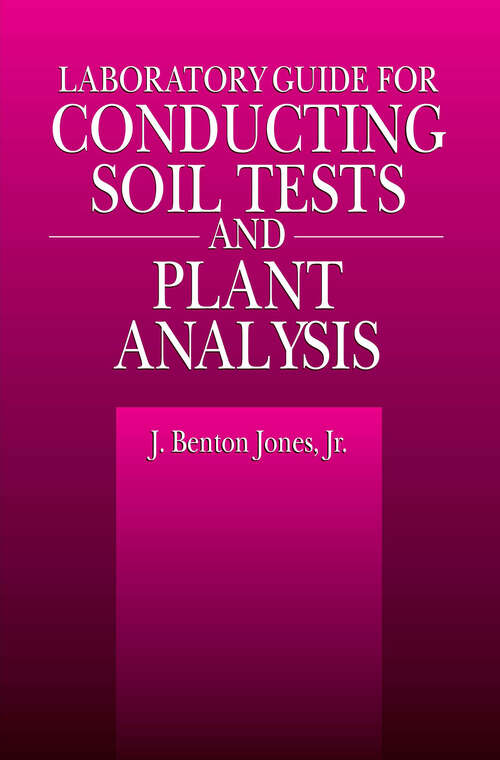 Book cover of Laboratory Guide for Conducting Soil Tests and Plant Analysis