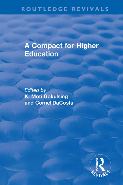 Book cover of A Compact for Higher Education (Routledge Revivals)