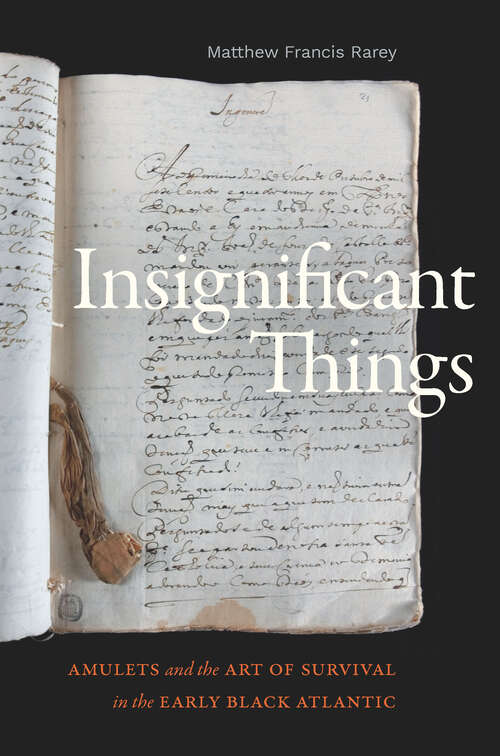 Book cover of Insignificant Things: Amulets and the Art of Survival in the Early Black Atlantic (The Visual Arts of Africa and its Diasporas)