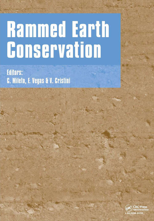 Book cover of Rammed Earth Conservation (1)