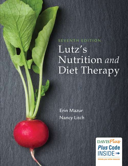 Book cover of Lutz's Nutrition and Diet Therapy (Seventh Edition)