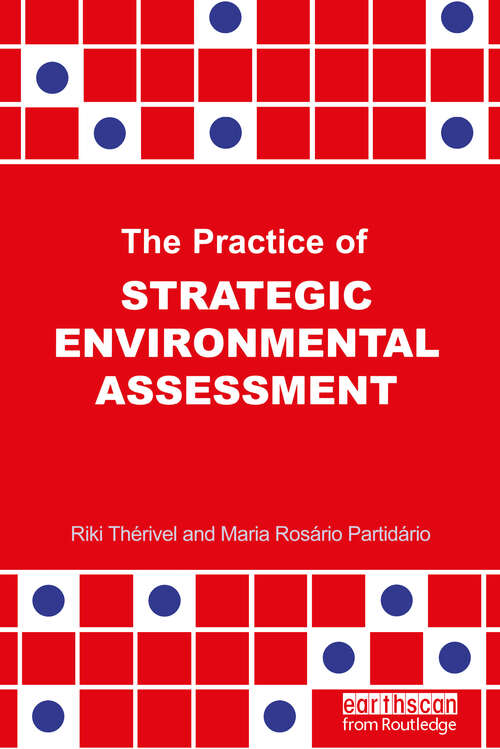 Book cover of The Practice of Strategic Environmental Assessment