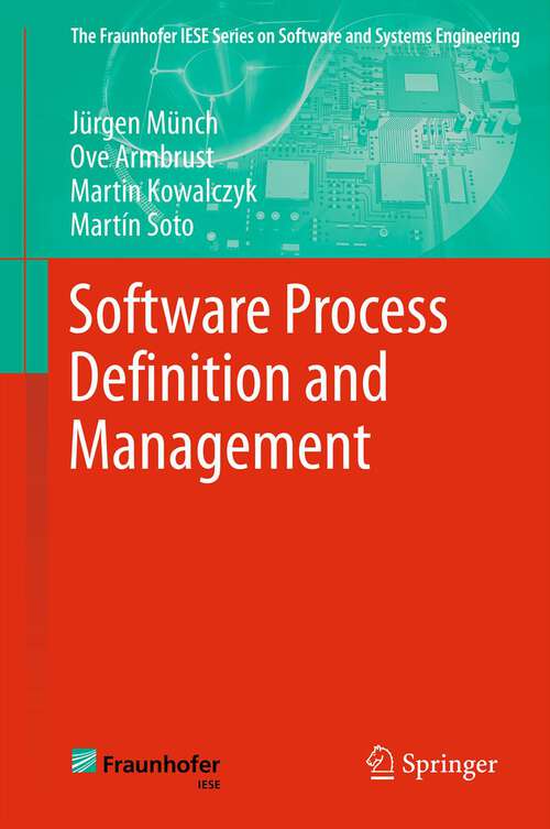 Book cover of Software Process Definition and Management