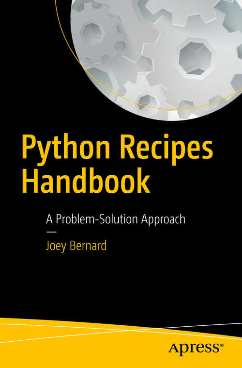 Book cover of Python Recipes Handbook